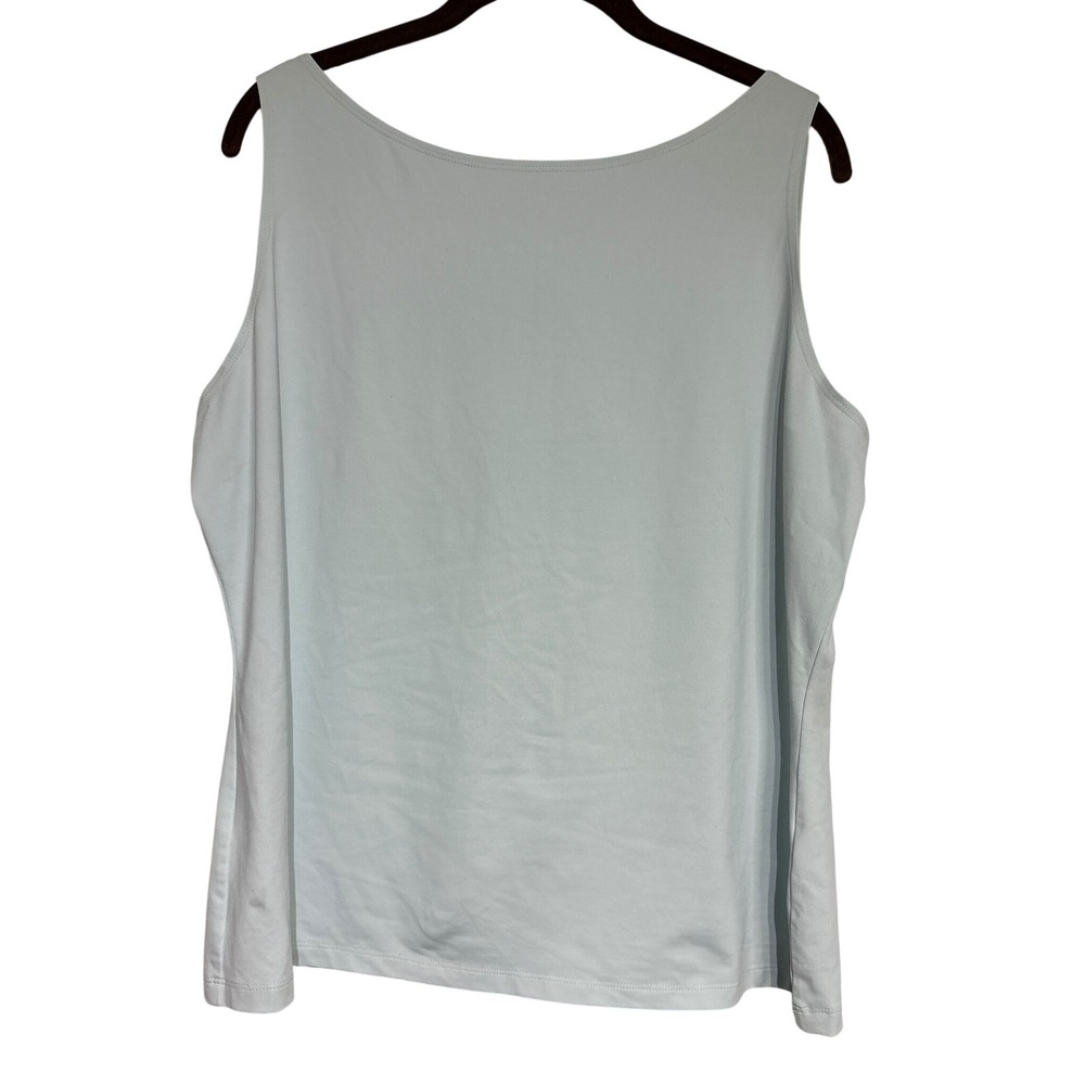 North New York Tank Top XL‎ Sleeveless Casual Light Blue Knit